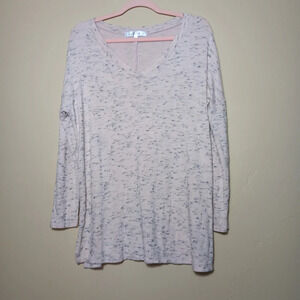 Two beautiful maternity longsleeve shirt. Small. V neck with  side splits.